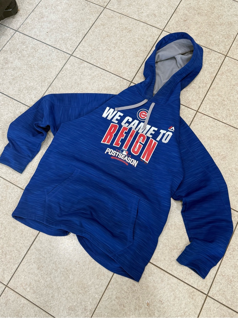 Majestic Chicago Cubs 2016 Post Season Hoodie
